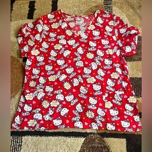 Hello Kitty Scrub Shirt